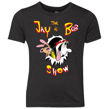 T-Shirts Vintage Black / YXS Jay & Bob Youth Triblend T-Shirt