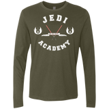 T-Shirts Military Green / Small Jedi academy Men's Premium Long Sleeve