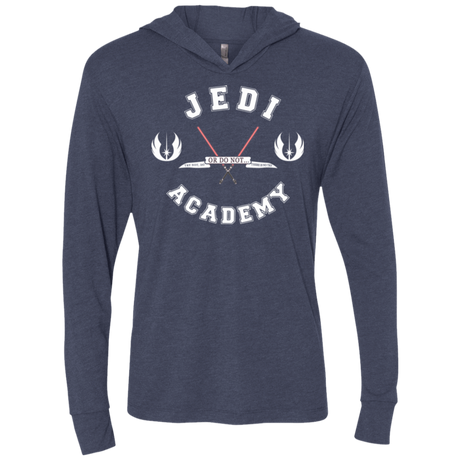 T-Shirts Vintage Navy / X-Small Jedi academy Triblend Long Sleeve Hoodie Tee