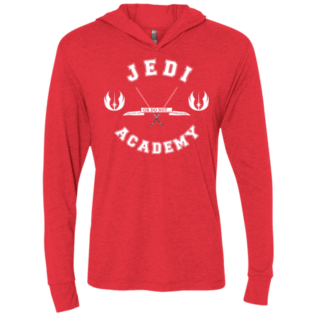 T-Shirts Vintage Red / X-Small Jedi academy Triblend Long Sleeve Hoodie Tee