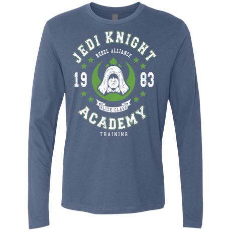 T-Shirts Indigo / Small Jedi Knight Academy 83 Men's Premium Long Sleeve