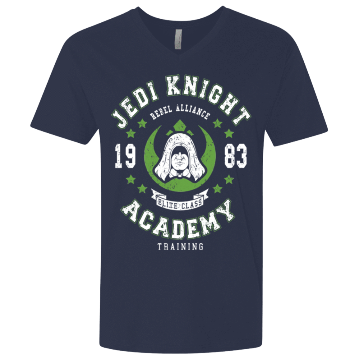 T-Shirts Midnight Navy / X-Small Jedi Knight Academy 83 Men's Premium V-Neck