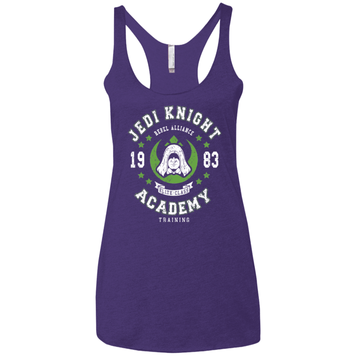 T-Shirts Purple / X-Small Jedi Knight Academy 83 Women's Triblend Racerback Tank
