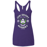 T-Shirts Purple / X-Small Jedi Knight Academy 83 Women's Triblend Racerback Tank