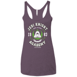 T-Shirts Vintage Purple / X-Small Jedi Knight Academy 83 Women's Triblend Racerback Tank