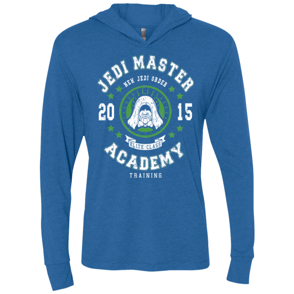 Jedi Master Academy 15 Triblend Long Sleeve Hoodie Tee