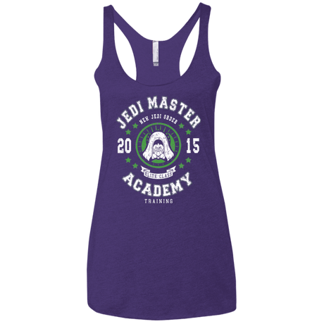 T-Shirts Purple / X-Small Jedi Master Academy 15 Women's Triblend Racerback Tank