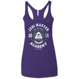 T-Shirts Purple / X-Small Jedi Master Academy 15 Women's Triblend Racerback Tank