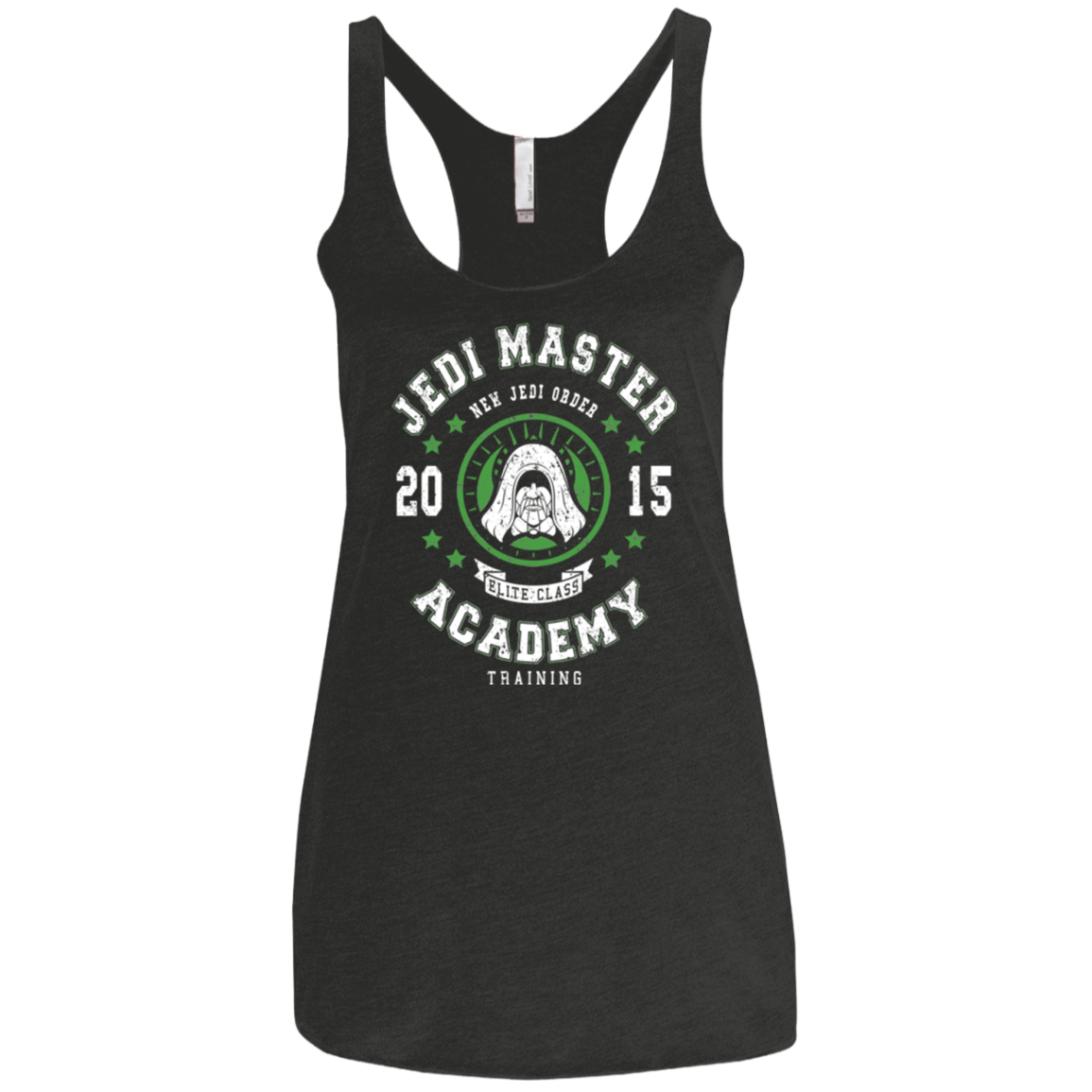 T-Shirts Vintage Black / X-Small Jedi Master Academy 15 Women's Triblend Racerback Tank