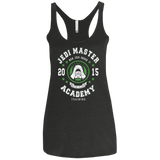T-Shirts Vintage Black / X-Small Jedi Master Academy 15 Women's Triblend Racerback Tank