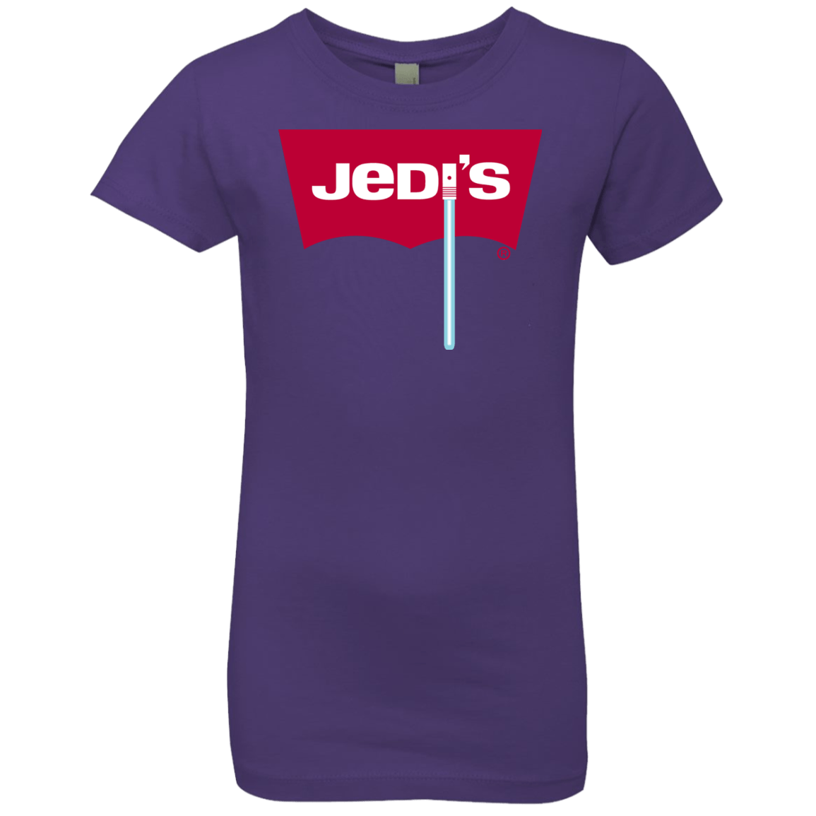 T-Shirts Purple Rush / YXS Jedi's Girls Premium T-Shirt