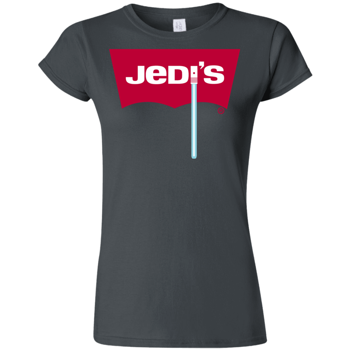 T-Shirts Charcoal / S Jedi's Junior Slimmer-Fit T-Shirt