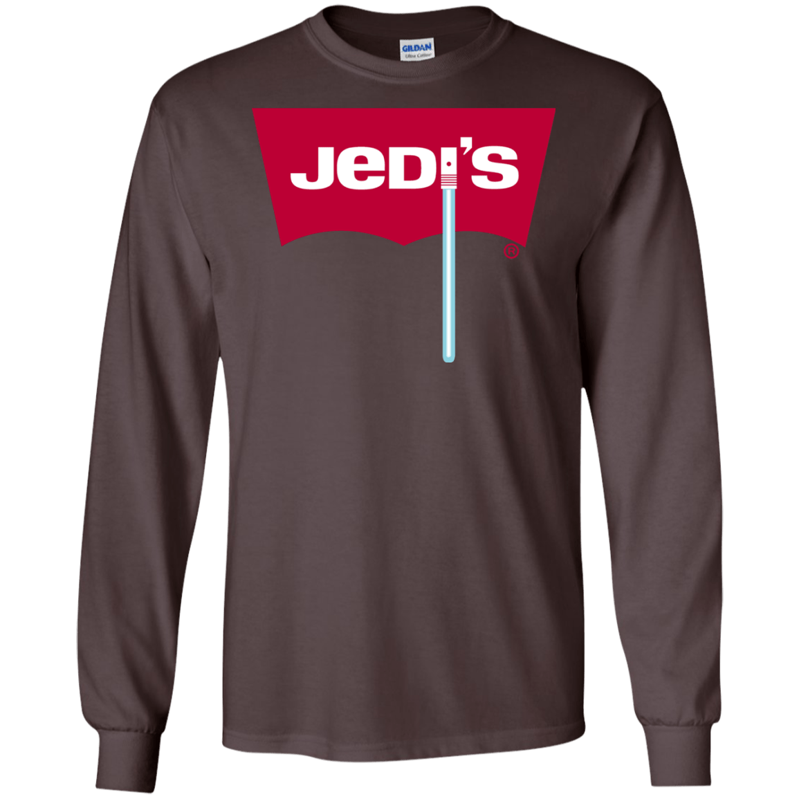 T-Shirts Dark Chocolate / S Jedi's Men's Long Sleeve T-Shirt