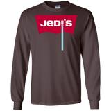 T-Shirts Dark Chocolate / S Jedi's Men's Long Sleeve T-Shirt