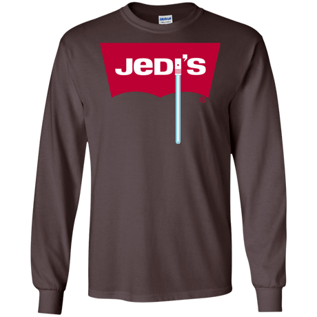 T-Shirts Dark Chocolate / S Jedi's Men's Long Sleeve T-Shirt