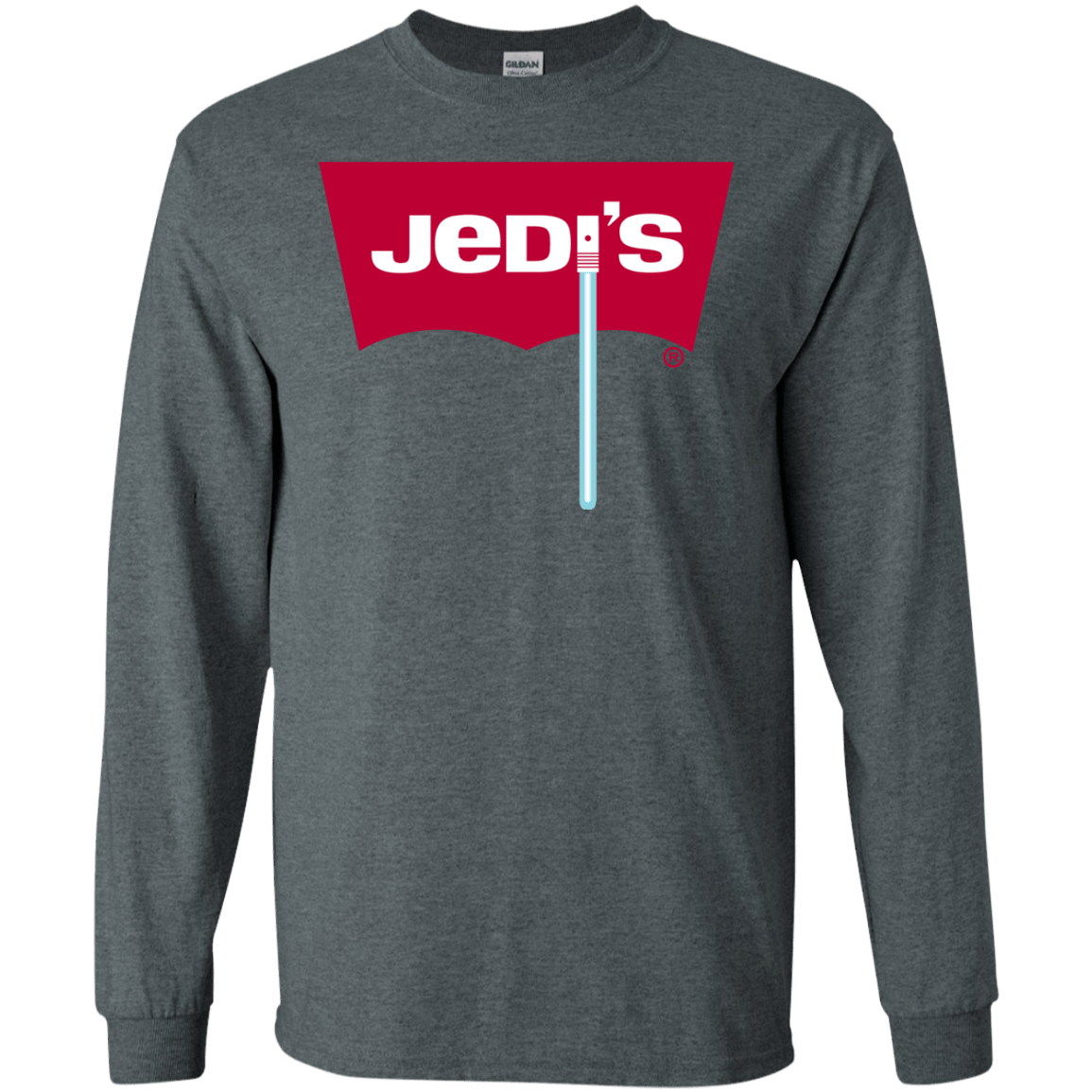 T-Shirts Dark Heather / S Jedi's Men's Long Sleeve T-Shirt