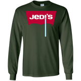 T-Shirts Forest Green / S Jedi's Men's Long Sleeve T-Shirt