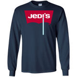 T-Shirts Navy / S Jedi's Men's Long Sleeve T-Shirt