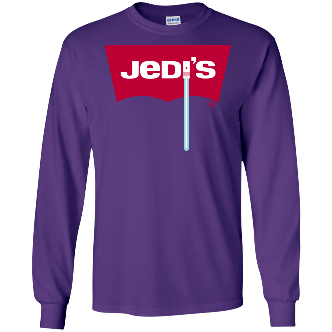 T-Shirts Purple / S Jedi's Men's Long Sleeve T-Shirt