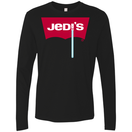 T-Shirts Black / S Jedi's Men's Premium Long Sleeve