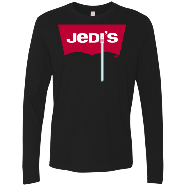 T-Shirts Black / S Jedi's Men's Premium Long Sleeve