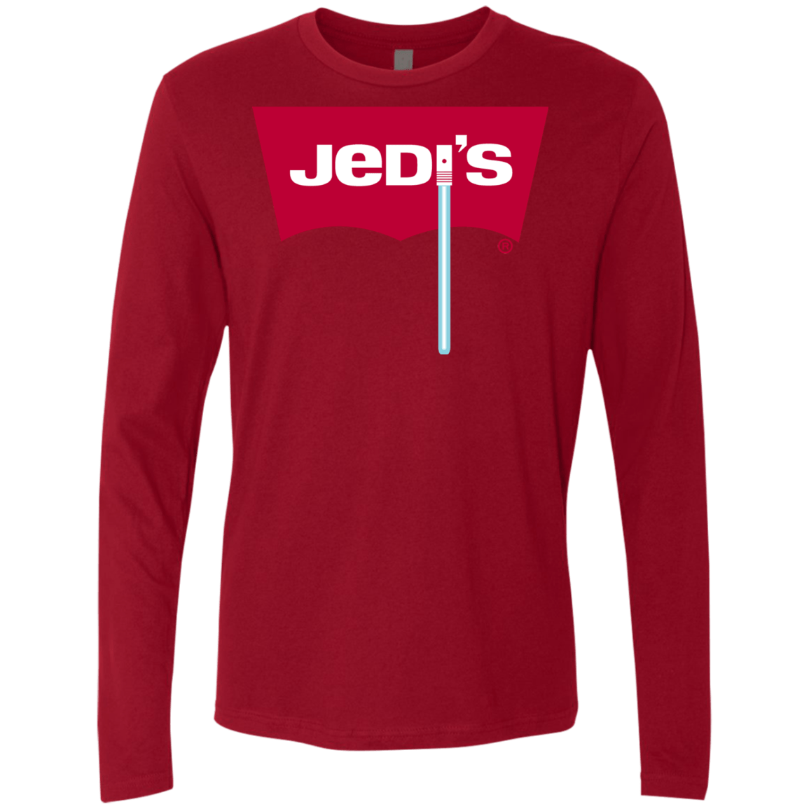 T-Shirts Cardinal / S Jedi's Men's Premium Long Sleeve
