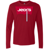 T-Shirts Cardinal / S Jedi's Men's Premium Long Sleeve