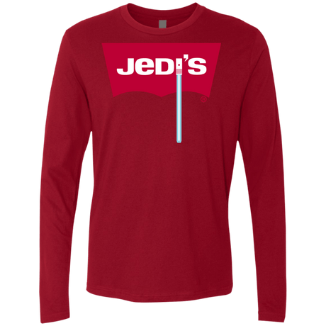 T-Shirts Cardinal / S Jedi's Men's Premium Long Sleeve
