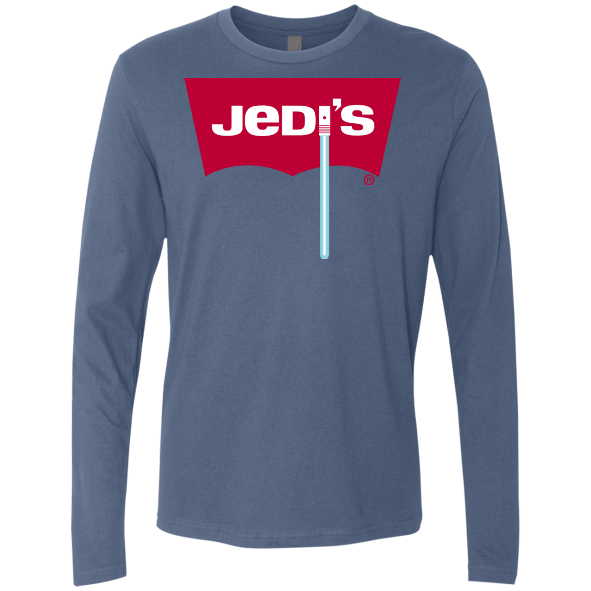 T-Shirts Indigo / S Jedi's Men's Premium Long Sleeve