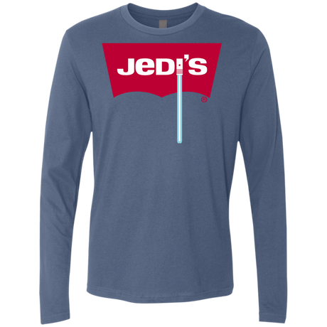 T-Shirts Indigo / S Jedi's Men's Premium Long Sleeve