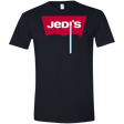 T-Shirts Black / X-Small Jedi's Men's Semi-Fitted Softstyle