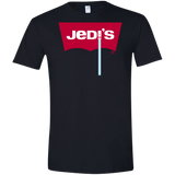 T-Shirts Black / X-Small Jedi's Men's Semi-Fitted Softstyle