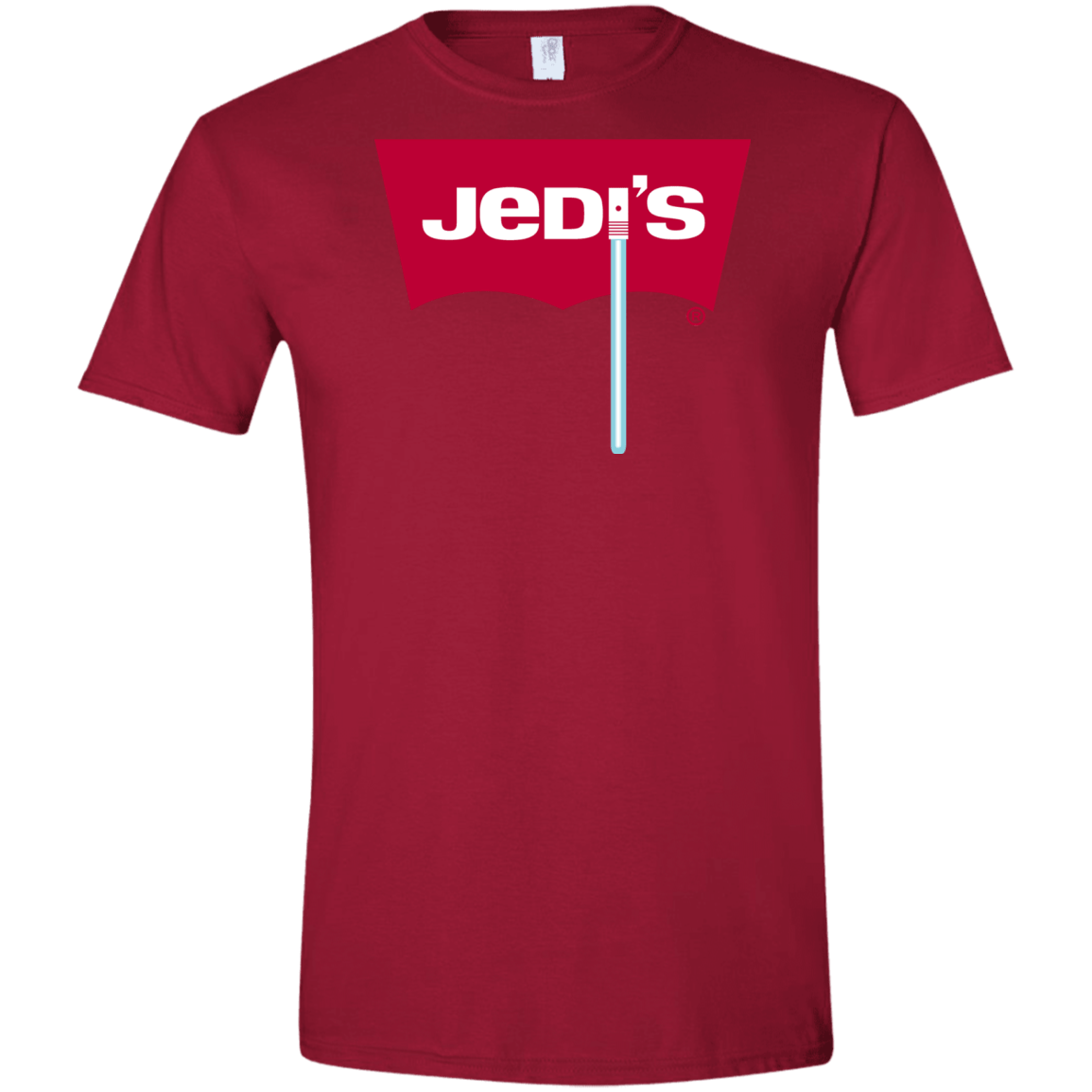 T-Shirts Cardinal Red / S Jedi's Men's Semi-Fitted Softstyle