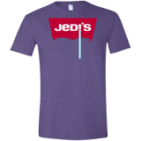 T-Shirts Heather Purple / S Jedi's Men's Semi-Fitted Softstyle