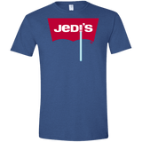 T-Shirts Heather Royal / X-Small Jedi's Men's Semi-Fitted Softstyle