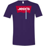 T-Shirts Purple / S Jedi's Men's Semi-Fitted Softstyle