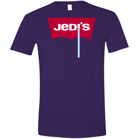 T-Shirts Purple / S Jedi's Men's Semi-Fitted Softstyle