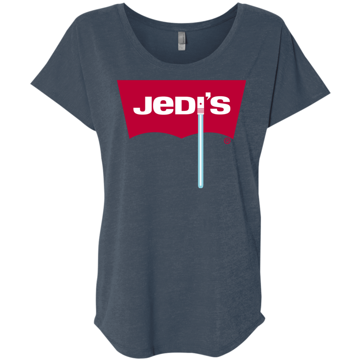 T-Shirts Indigo / X-Small Jedi's Triblend Dolman Sleeve