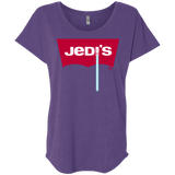 T-Shirts Purple Rush / X-Small Jedi's Triblend Dolman Sleeve