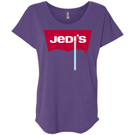 T-Shirts Purple Rush / X-Small Jedi's Triblend Dolman Sleeve