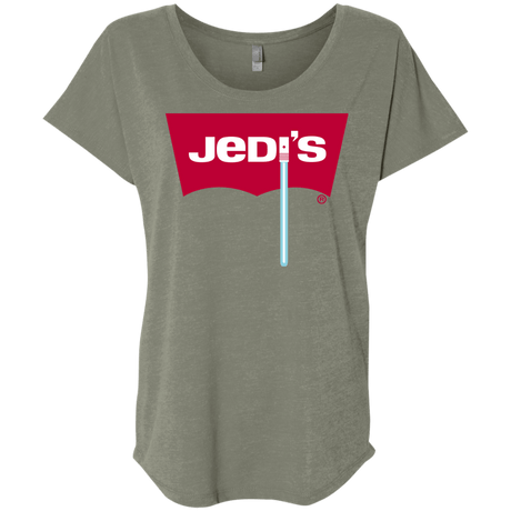 T-Shirts Venetian Grey / X-Small Jedi's Triblend Dolman Sleeve