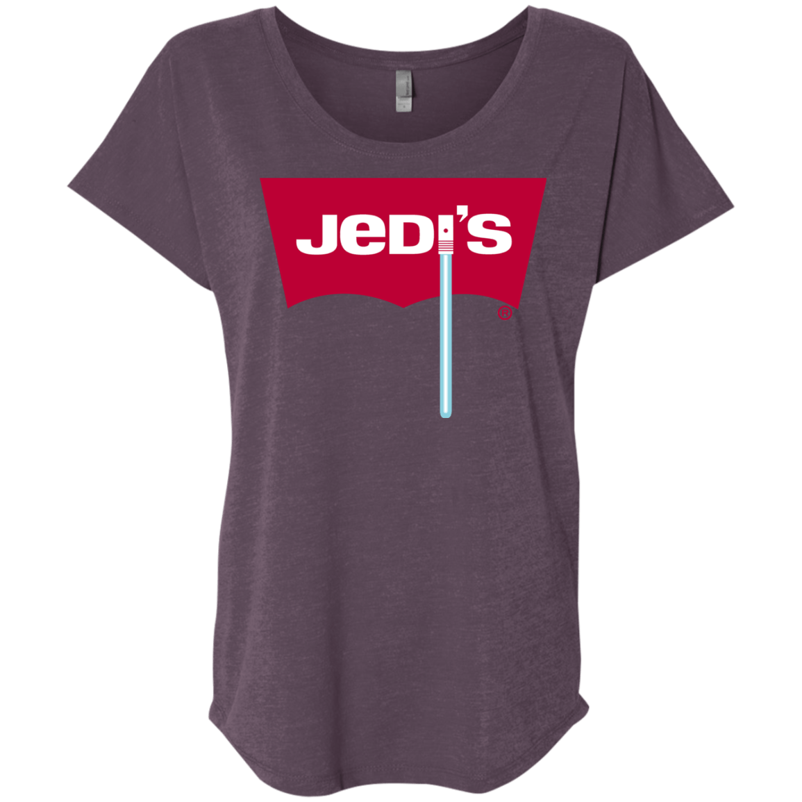 T-Shirts Vintage Purple / X-Small Jedi's Triblend Dolman Sleeve