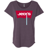 T-Shirts Vintage Purple / X-Small Jedi's Triblend Dolman Sleeve