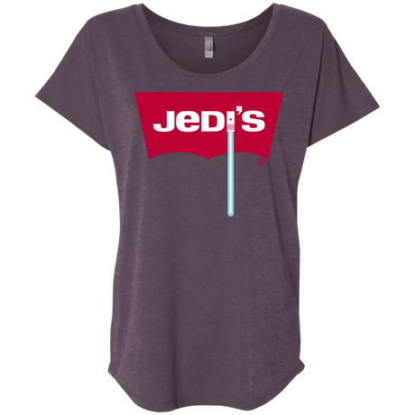 T-Shirts Vintage Purple / X-Small Jedi's Triblend Dolman Sleeve