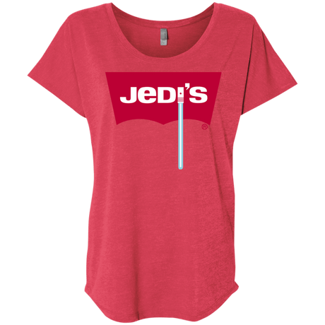 T-Shirts Vintage Red / X-Small Jedi's Triblend Dolman Sleeve
