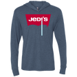 T-Shirts Indigo / X-Small Jedi's Triblend Long Sleeve Hoodie Tee