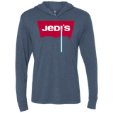 T-Shirts Indigo / X-Small Jedi's Triblend Long Sleeve Hoodie Tee