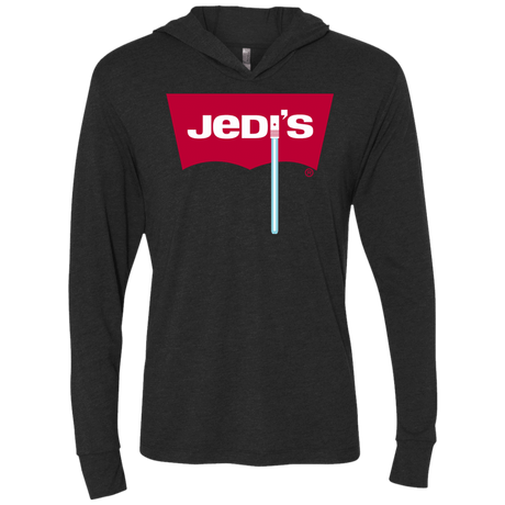T-Shirts Vintage Black / X-Small Jedi's Triblend Long Sleeve Hoodie Tee