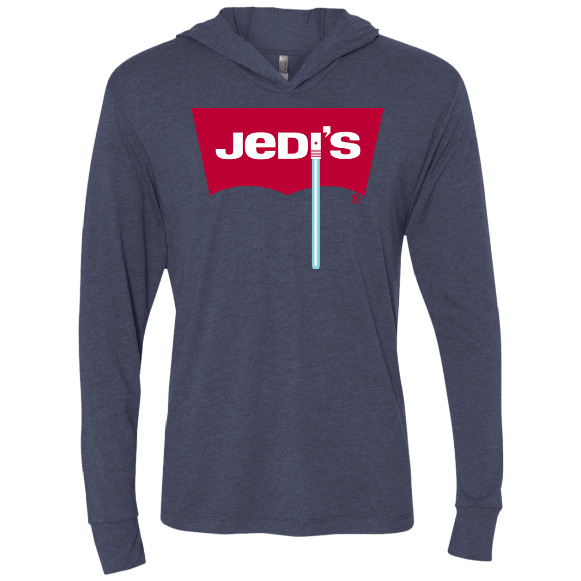 T-Shirts Vintage Navy / X-Small Jedi's Triblend Long Sleeve Hoodie Tee