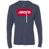 T-Shirts Vintage Navy / X-Small Jedi's Triblend Long Sleeve Hoodie Tee